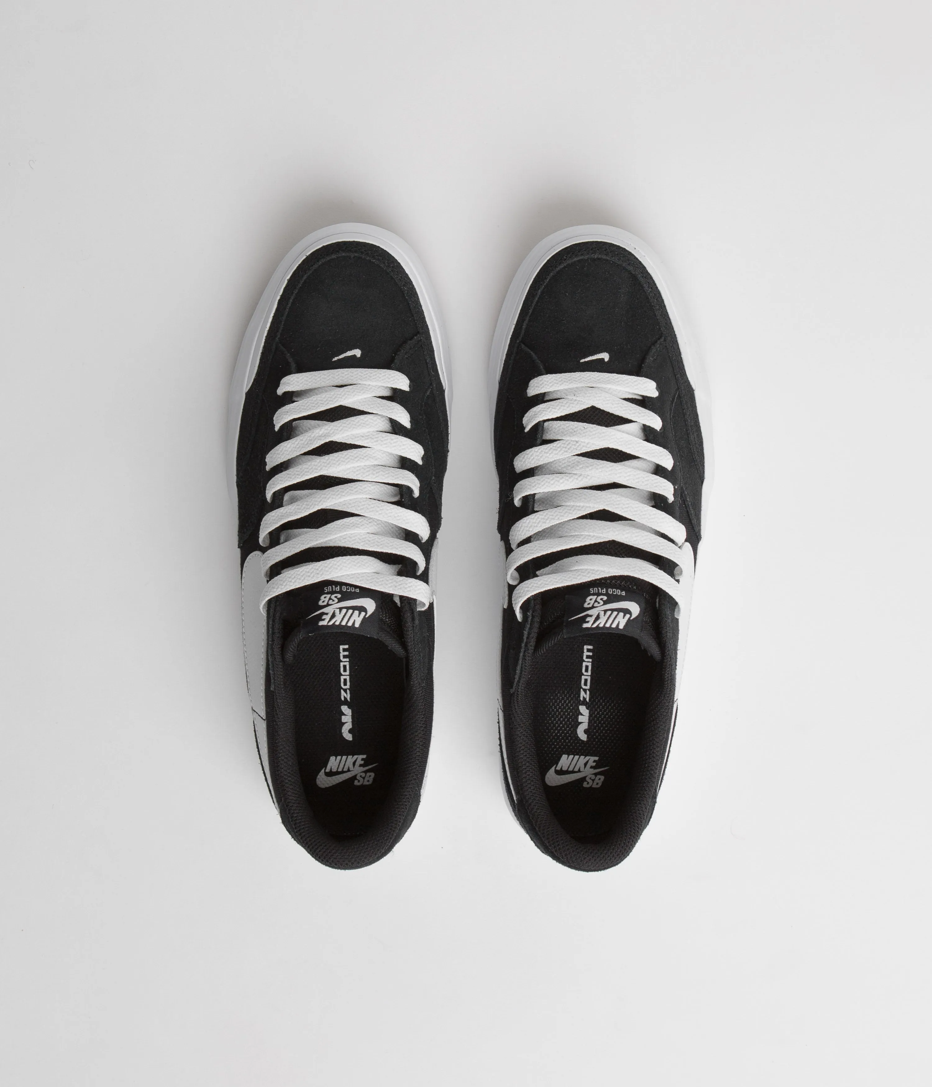 Nike SB Pogo Plus Shoes - Black / White - Black - White