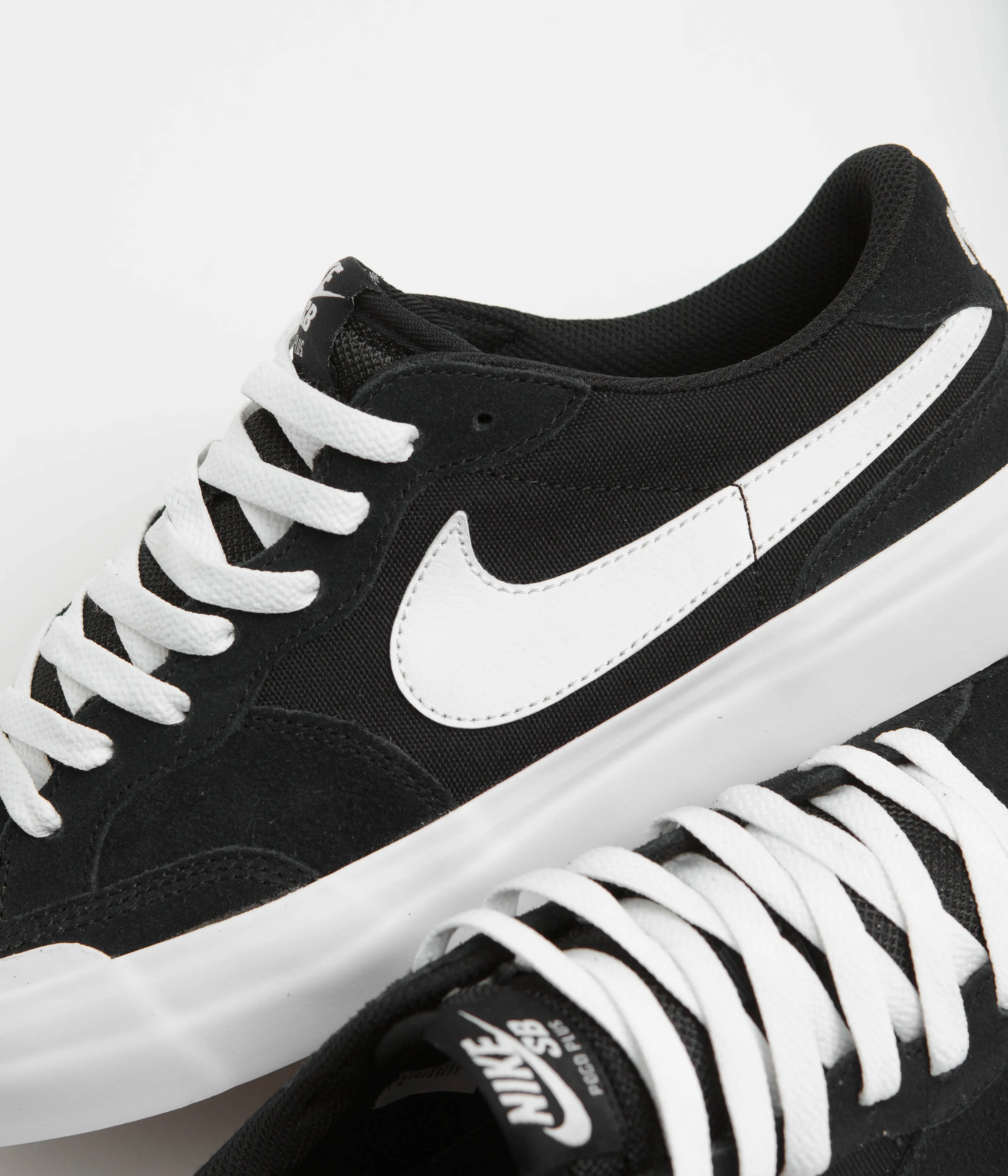 Nike SB Pogo Plus Shoes - Black / White - Black - White