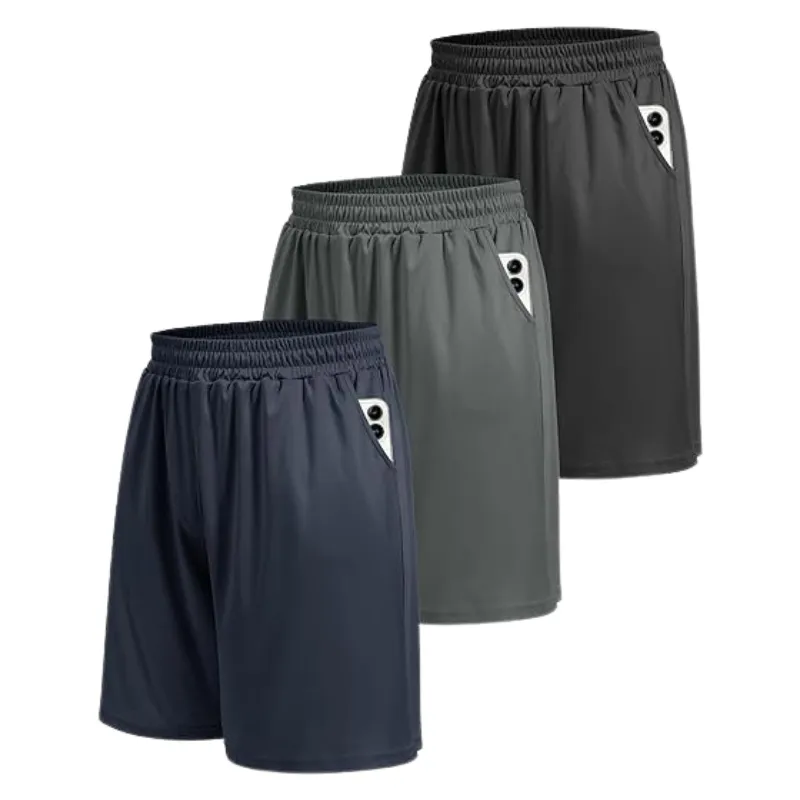 Pack 3 Quick Dry Basketball Shorts – Flexible and Performance-Ready