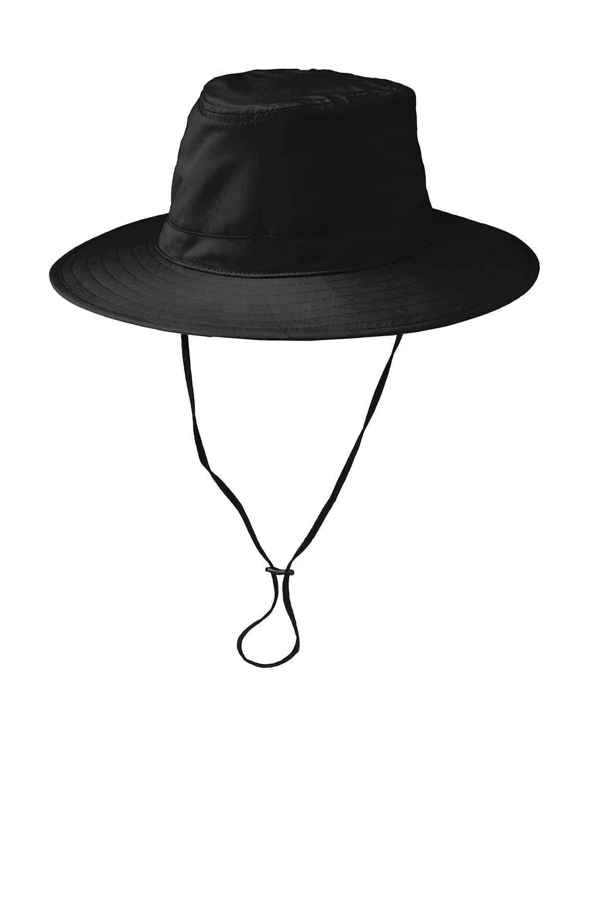 Port Authority Lifestyle Brim Customized Hats, Black