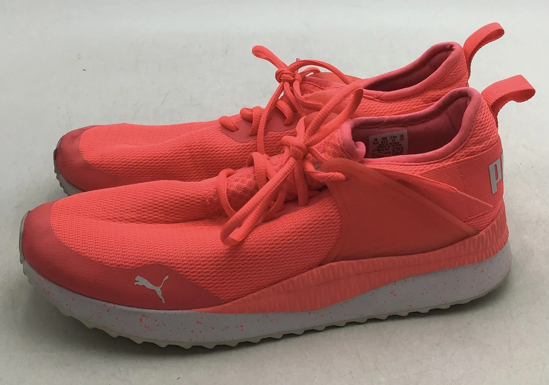 Puma Women's Pacer Next Cage 371823-01 Pink Lace Up Athletic Shoes - Size 8.5