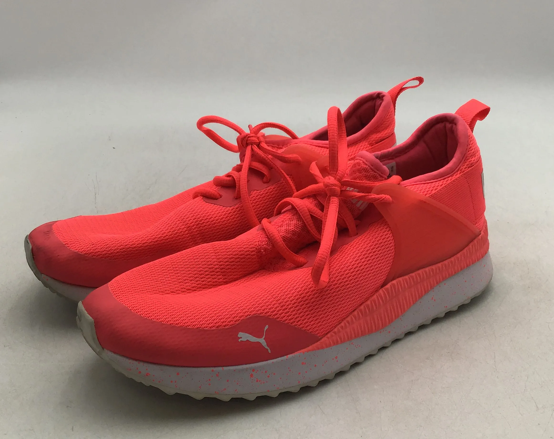 Puma Women's Pacer Next Cage 371823-01 Pink Lace Up Athletic Shoes - Size 8.5