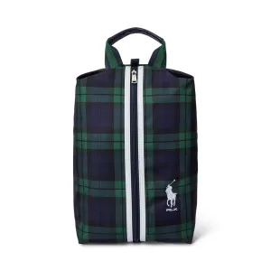 RLX Ralph Lauren Women's Golf Shoe Bag - Black Plaid