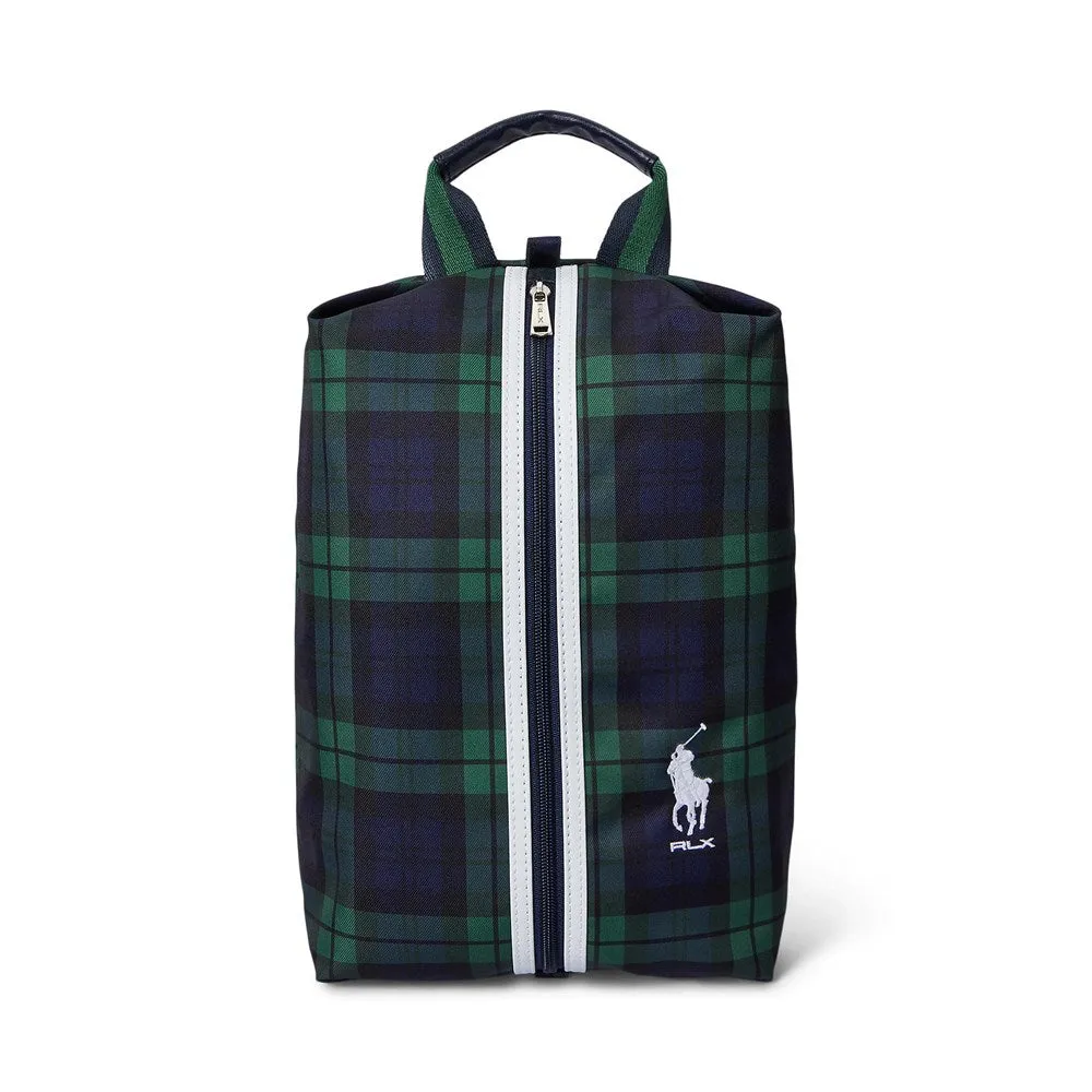 RLX Ralph Lauren Women's Golf Shoe Bag - Black Plaid