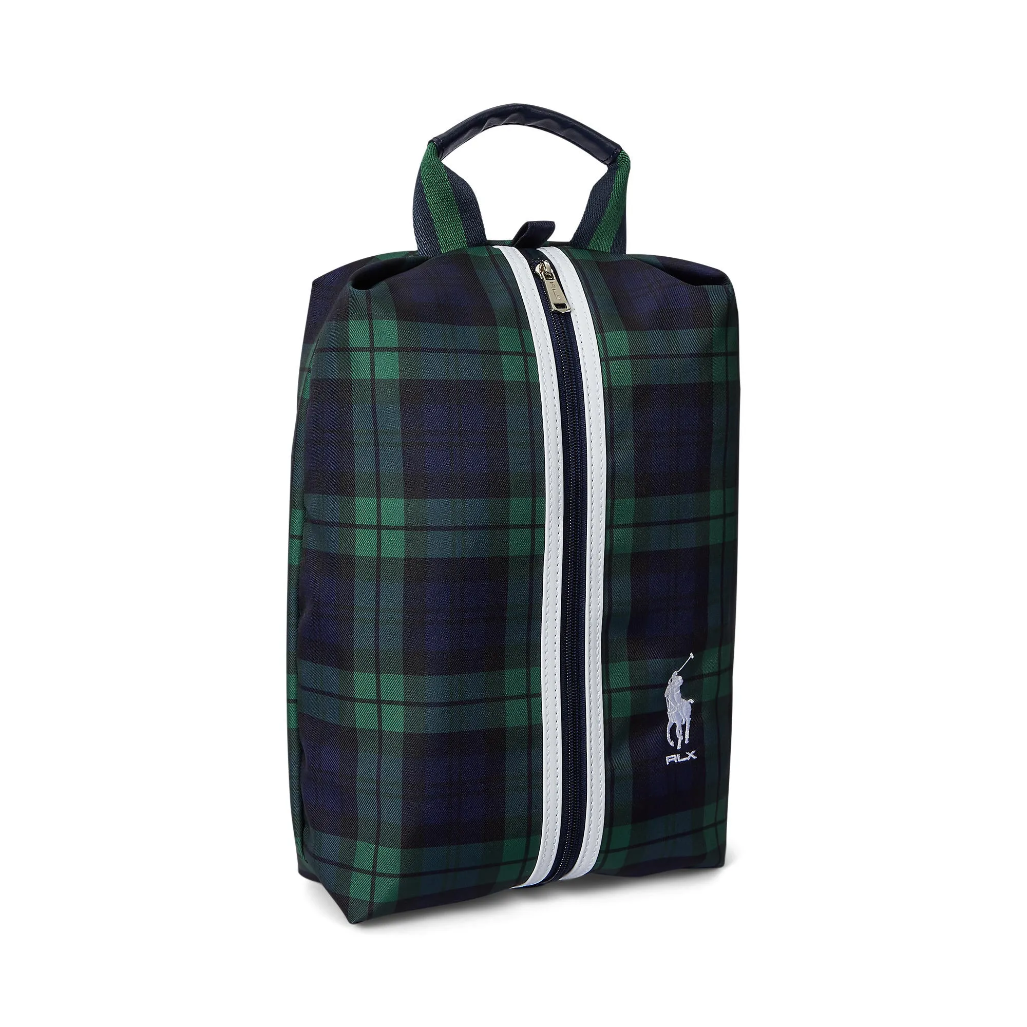 RLX Ralph Lauren Women's Golf Shoe Bag - Black Plaid