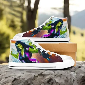 She Hulk Shoes High Top Sneakers for Kids and Adults
