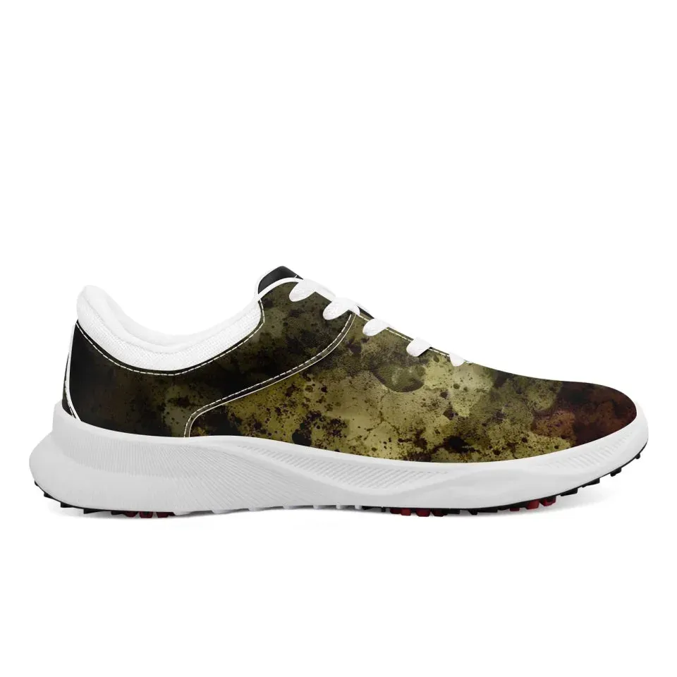 Unique Gift,Personalized Camo Collection Sneakers, Custom Fashion Golf Shoes, Premium Golf Sneakers