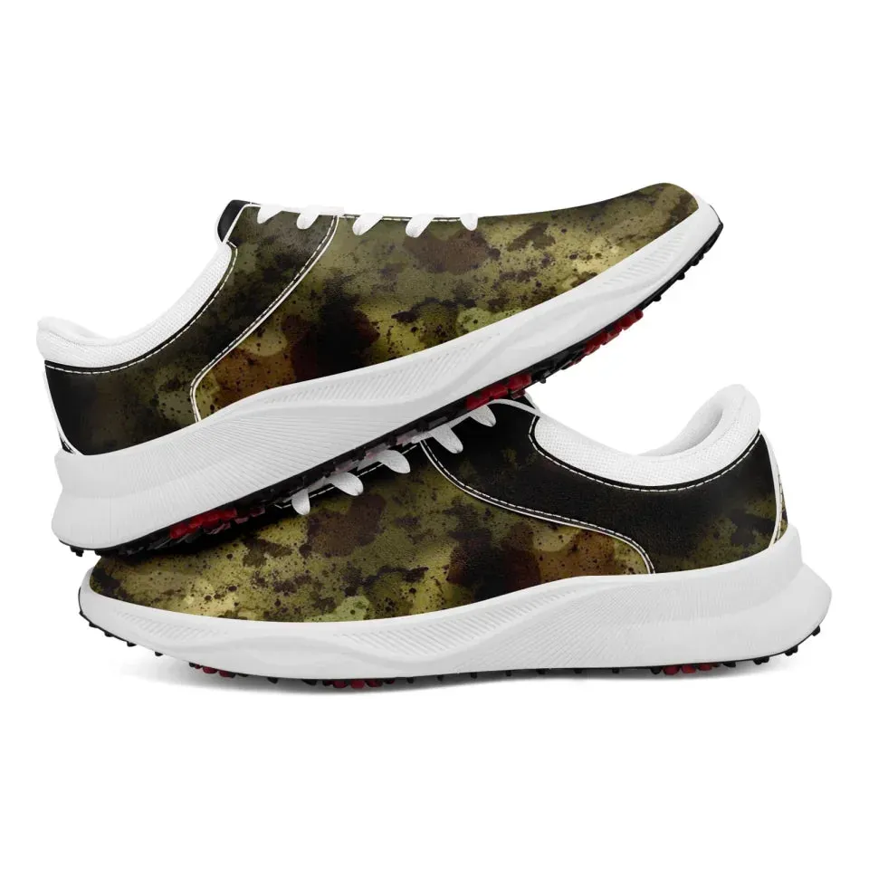 Unique Gift,Personalized Camo Collection Sneakers, Custom Fashion Golf Shoes, Premium Golf Sneakers