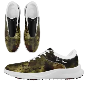 Unique Gift,Personalized Camo Collection Sneakers, Custom Fashion Golf Shoes, Premium Golf Sneakers