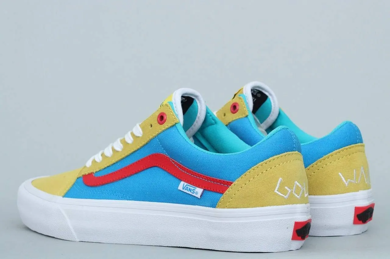 Vans Old Skool Pro Shoes Golf Wang Yellow / Blue / Red