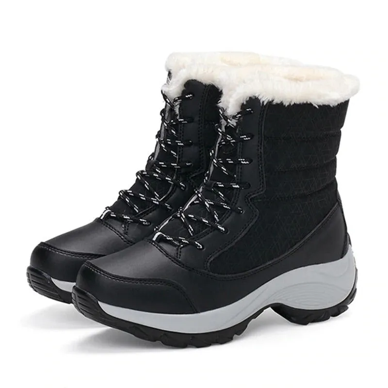 Winter Women Wading Boots Waterproof Platform