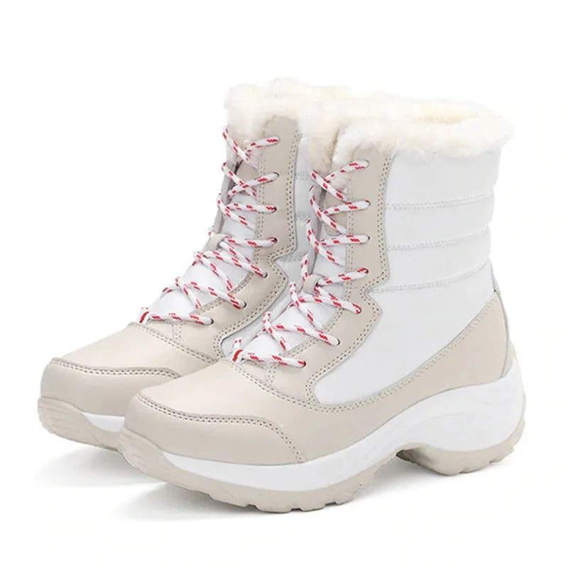 Winter Women Wading Boots Waterproof Platform