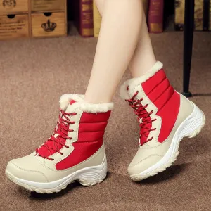 Winter Women Wading Boots Waterproof Platform