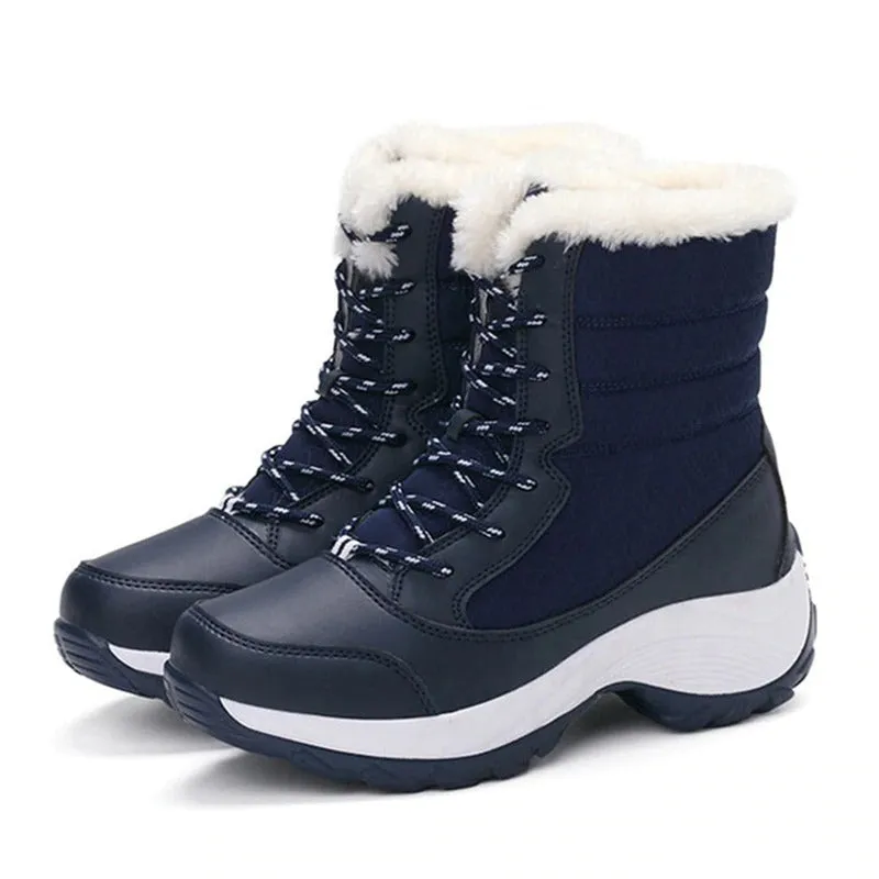 Winter Women Wading Boots Waterproof Platform