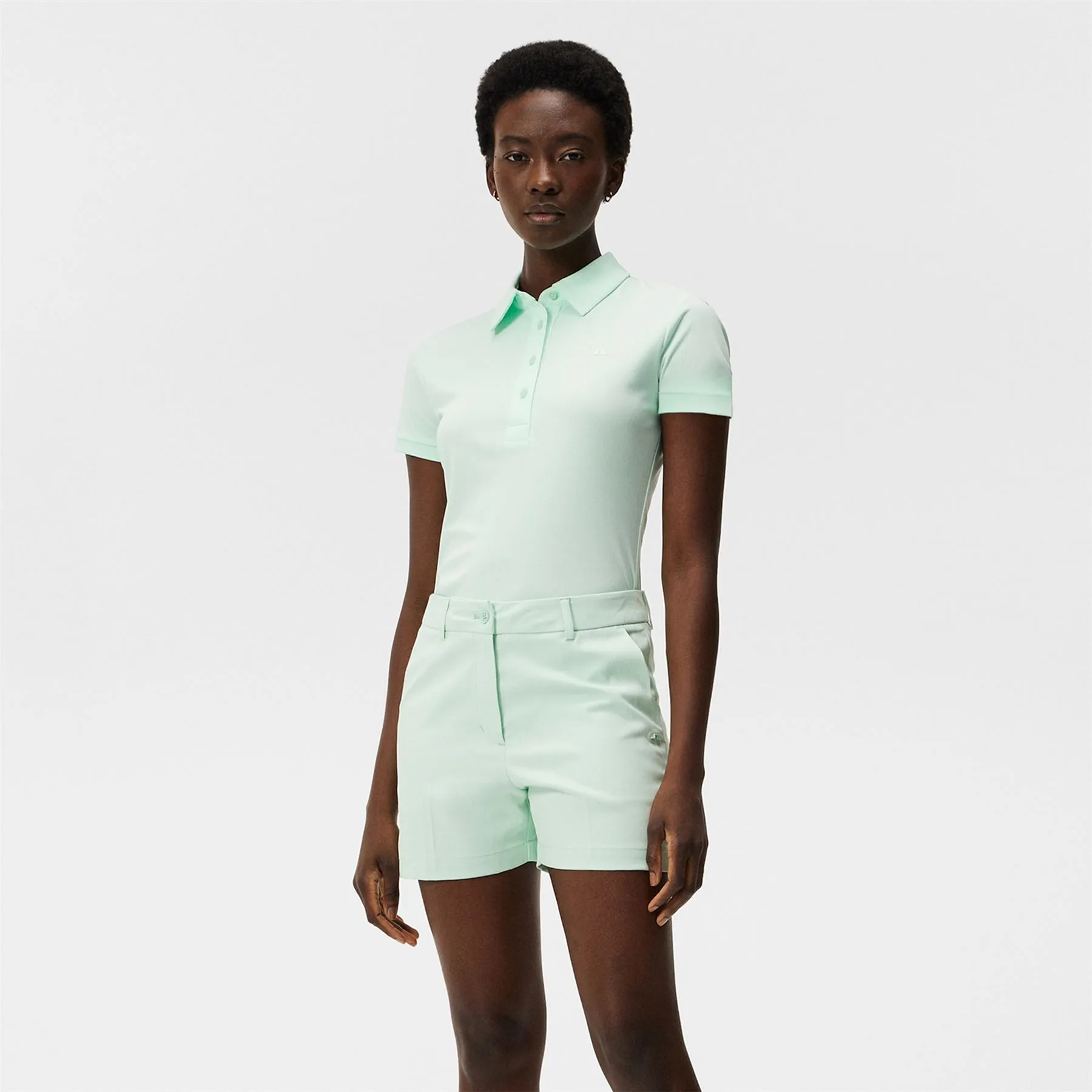 Womens Gwen Micro High Stretch Shorts Honeydew - SU23